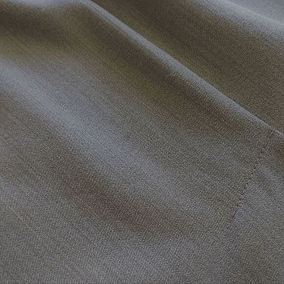 Vtg taupe wool high-waisted below knee length pencil skirt - Picture 13 of 15